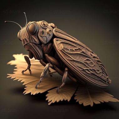 3D model Cicadomorpha (STL)